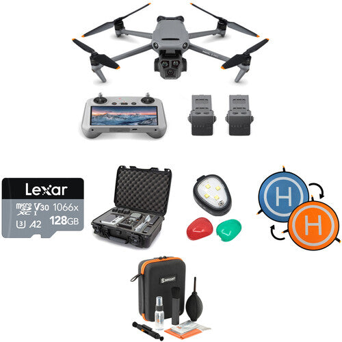 DJI Mavic 3 Pro Drone with DJI RC & Travel Case Kit - NJ Accessory/Buy Direct & Save