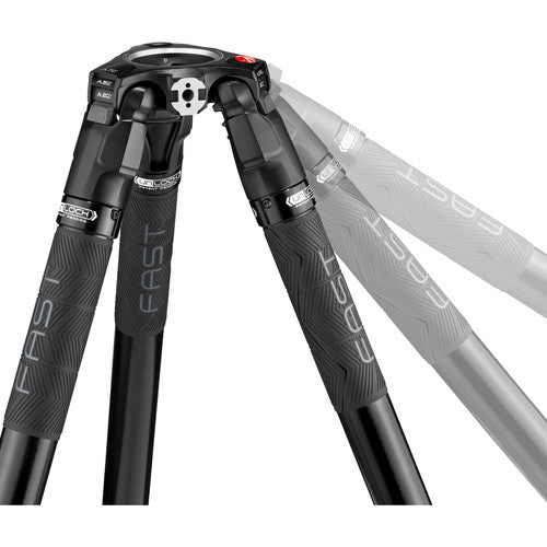 Manfrotto Nitrotech 612 Fluid Head with 635 FAST Single Leg Carbon Fiber Tripod - NJ Accessory/Buy Direct & Save