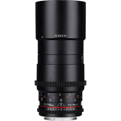 Rokinon 100mm T3.1 Macro Cine DS Lens for Canon EF Mount - NJ Accessory/Buy Direct & Save