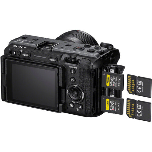 Sony FX30 Digital Cinema Camera (Body) + 64GB SF-G Tough Card + CardReader Plus More - NJ Accessory/Buy Direct & Save