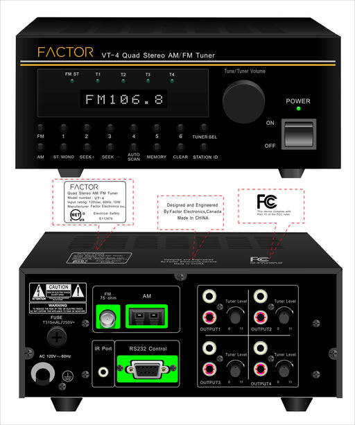 Factor V Series Tuners - NJ Accessory/Buy Direct & Save