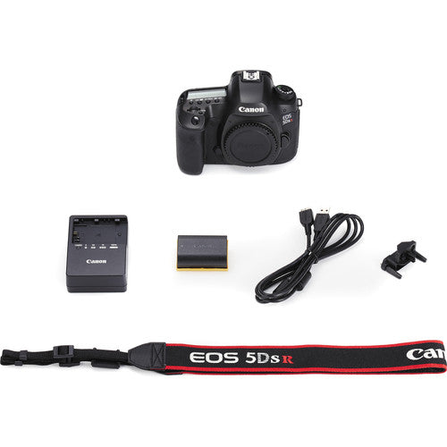 Canon Eos 5DS R 50.6 MP Digital SLR Camera w/ EF 24-70mm f/4L Is USM Lens + EF 70-200mm f/2.8L USM Lens + EF 50mm f/1.8 STM Lens Premium Bundle