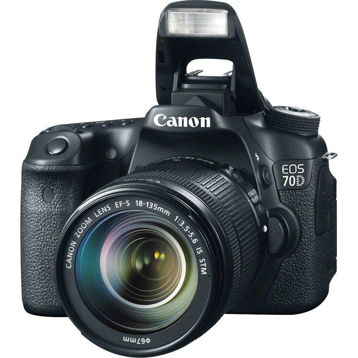 Canon EOS 70D/80D DSLR Camera with 18-135mm f/3.5-5.6 STM Lens USA