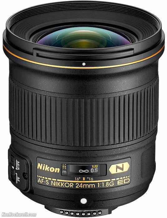 Nikon AF-S NIKKOR 24mm f/1.8G ED Lens