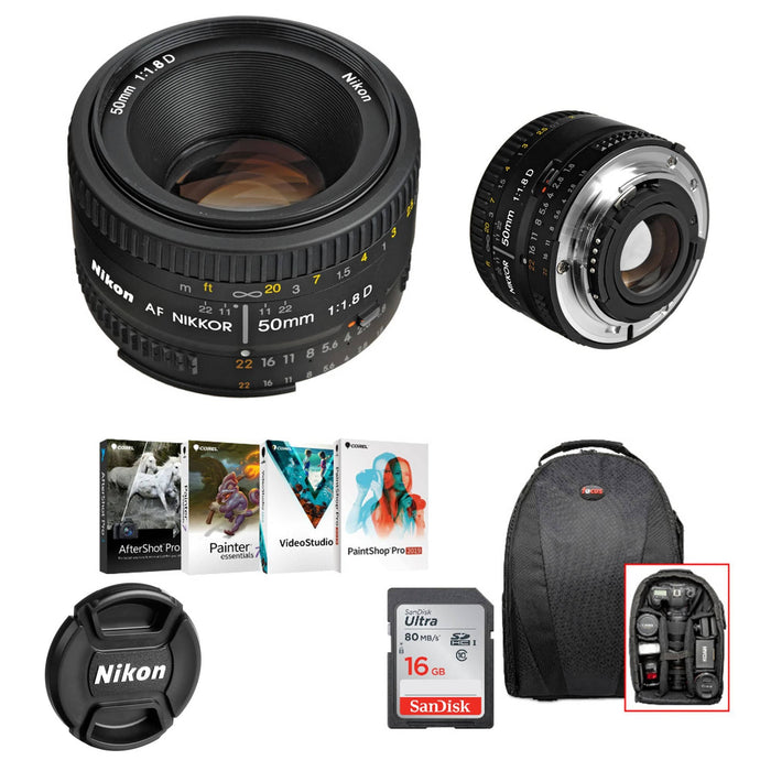 Nikon AF NIKKOR 50mm f/1.8D Lens Software Bundle