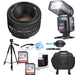 Nikon AF NIKKOR 50mm f/1.8D Lens Premium Bundle