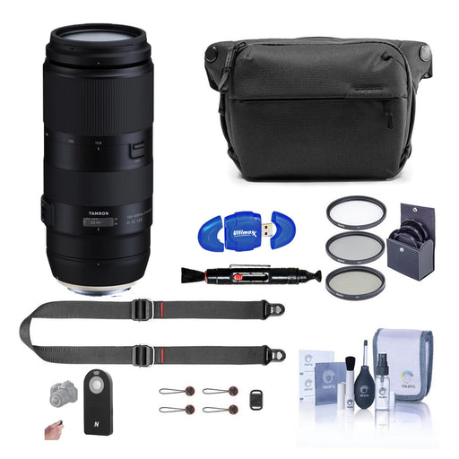 Tamron 100-400mm f/4.5-6.3 Di VC USD Lens for Canon EF With Bag &amp; UV Filter