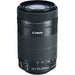 Canon EF-S 55-250mm f/4-5.6 Is STM Lens with Vivitar TTL Flash + 3PC Filter Kit + Monopod