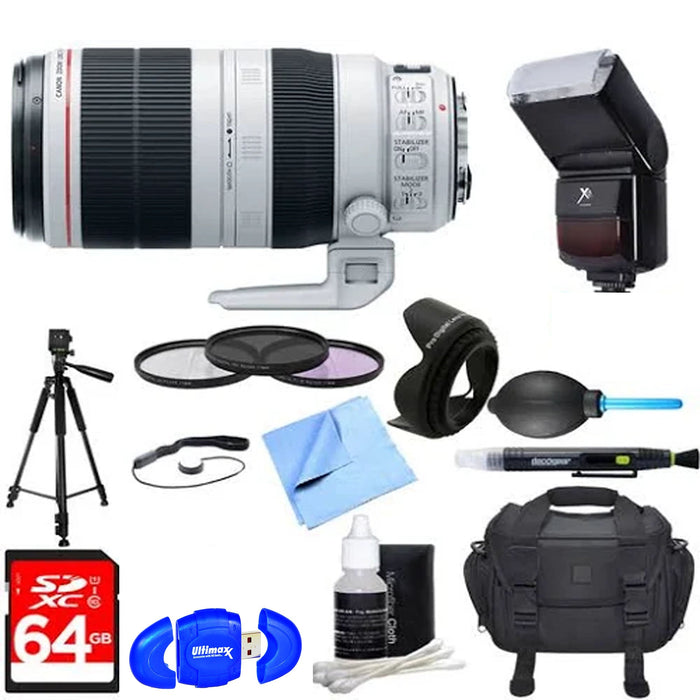 Canon EF 100-400mm f/4.5-5.6L IS II USM Lens w/ 64GB &amp; Additional Accessories