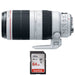 Canon EF 100-400mm f/4.5-5.6L IS II USM Lens w/ 64GB Memory Card