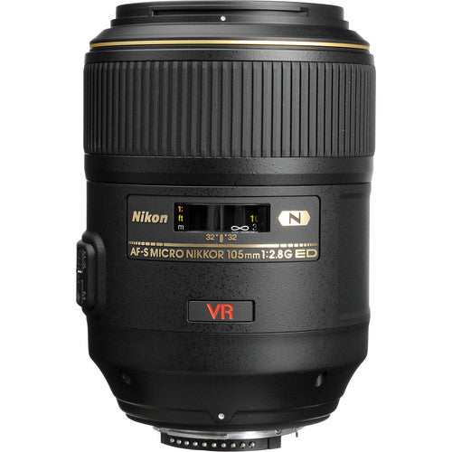 Nikon 105mm f/2.8G ED-IF AF-S VR Micro NIKKOR Lens W 3pc Filter kit