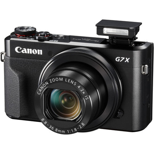 Canon PowerShot G7 X Mark II Digital Camera - 32GB SDXC Card, Camera Case, Cleaning Kit, Card Reader, Spare Battery, Table Top Tripod,