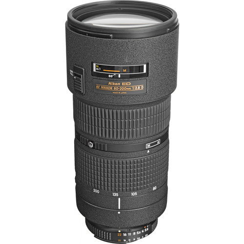 Nikon AF Zoom-NIKKOR 80-200mm f/2.8D ED Lens Flash Bundle