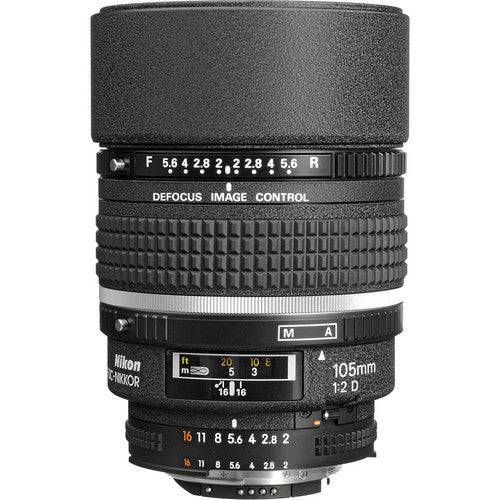 Nikon AF DC-NIKKOR 105mm f/2D Lens Professional Kit