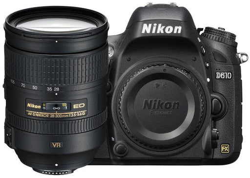 Nikon D610 DSLR Camera with Nikon AF-S NIKKOR 28-300mm f/3.5-5.6G ED VR Lens