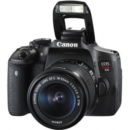 Canon EOS Rebel T6i/800D DSLR Camera with 18-55mm