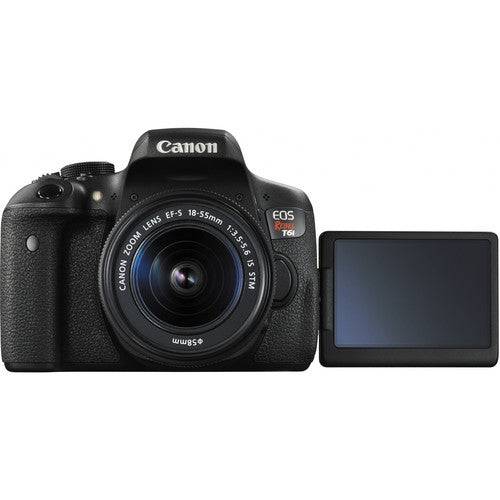 Canon EOS Rebel T6i/800D DSLR Camera with 18-55mm