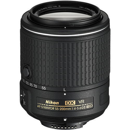 Nikon AF-S DX NIKKOR 55-200mm f/4-5.6G ED VR II Lens Rain Bundle