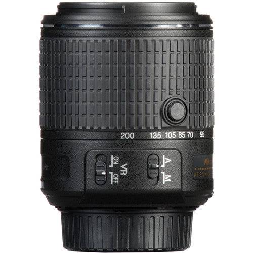 Nikon AF-S DX NIKKOR 55-200mm f/4-5.6G ED VR II Lens Basic Bundle