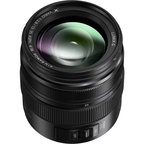 Panasonic Lumix G X Vario 12-35mm f/2.8 II ASPH. POWER O.I.S. Lens 58mm Close Up Bundle