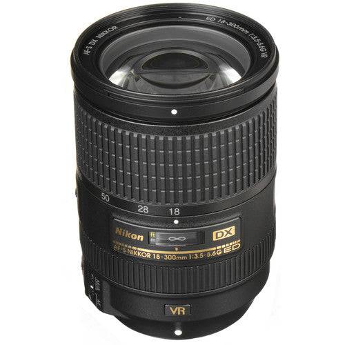 Nikon AF-S DX NIKKOR 18-300mm f/3.5-5.6G ED VR Lens Rain Bundle