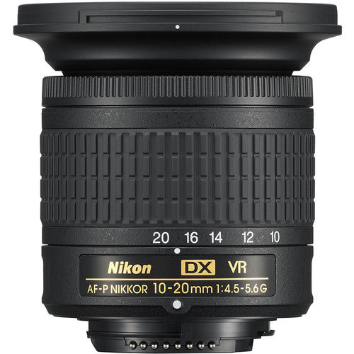 Nikon AF-P DX NIKKOR 10-20mm f/4.5-5.6G VR Lens Starter Bundle