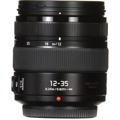 Panasonic Lumix G X Vario 12-35mm f/2.8 II ASPH. POWER O.I.S. Lens 58mm Rain Bundle