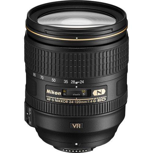 Nikon AF-S NIKKOR 24-120mm f/4G ED VR Lens with Sling Backpack |3 UV/CPL/ND8 Filters Kit