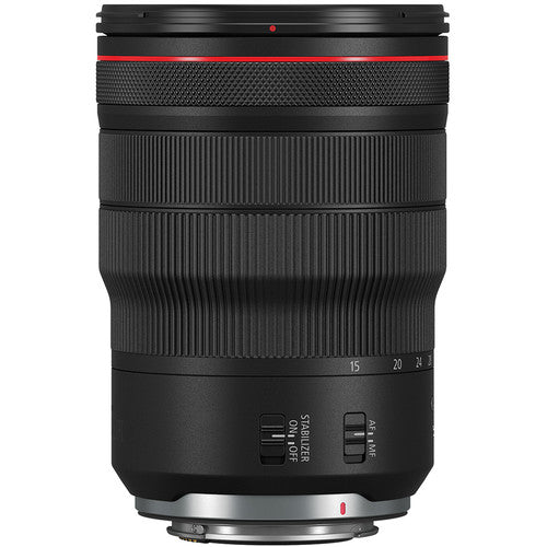 Canon RF 15-35mm f/2.8L IS USM Lens w/ Striker Bundle- Card Reader, Filter Set, Cleaning Kit, 72&quot; Monopod, Pro , Lens Pouch Bundle