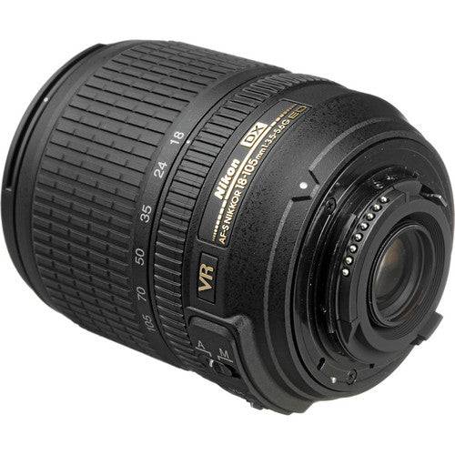 Nikon AF-S DX NIKKOR 18-105mm f/3.5-5.6G ED VR Lens Rain Bundle