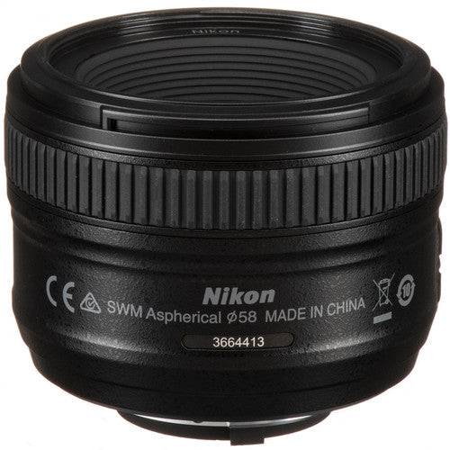 Nikon AF-S FX NIKKOR 50mm f/1.8G Lens Universal Bundle