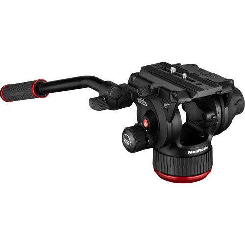 Manfrotto 504X Fluid Video Head &amp; MVTTWINGA Aluminum Tripod with Ground Spreader