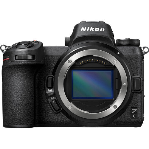 Nikon Z6 Mirrorless Digital Camera (Body Only) with FTZ Mount Adapter &amp; 64GB XQD Card | Case | Remote | Flash | Video Flash | Kit