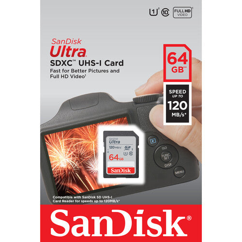 SanDisk 64GB Ultra UHS-I SDXC Memory Card