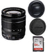 FUJIFILM XF 18-55mm f/2.8-4 R LM OIS Lens w/ Sandisk 64GB Memory Card - 16276479