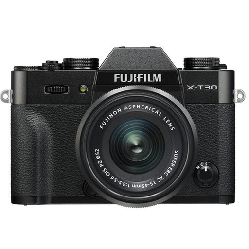 FUJIFILM X-T30 Mirrorless Digital Camera with 15-45mm Lens (Black)