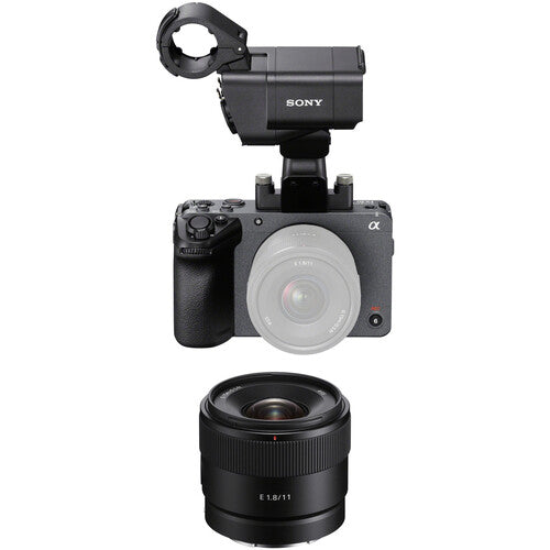 Sony FX30 Digital Cinema Camera with XLR Handle Unit and 11mm Lens Kit - NJ Accessory/Buy Direct & Save