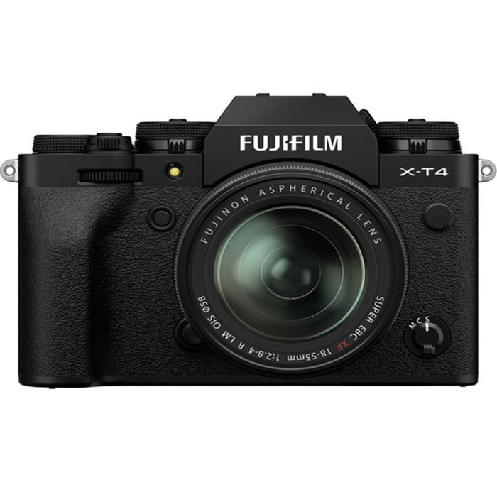 FUJIFILM X-T4 Mirrorless Digital Camera with 18-55mm Lens (Black)