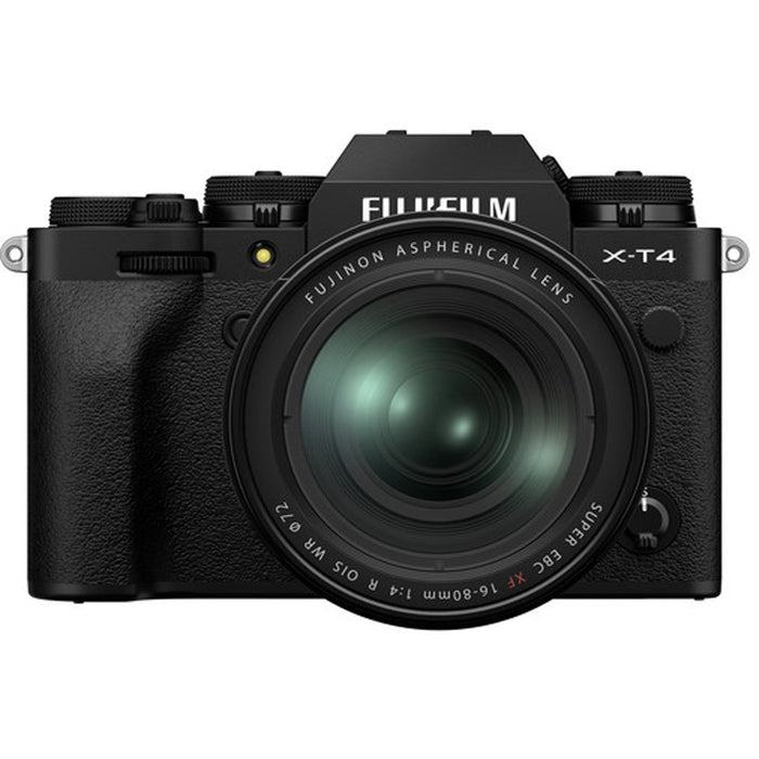 FUJIFILM X-T4 Mirrorless Digital Camera with 16-80mm Lens (Black)