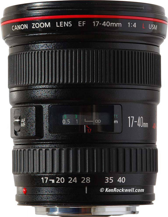 Canon EF 17-40mm f/4L USM Lens