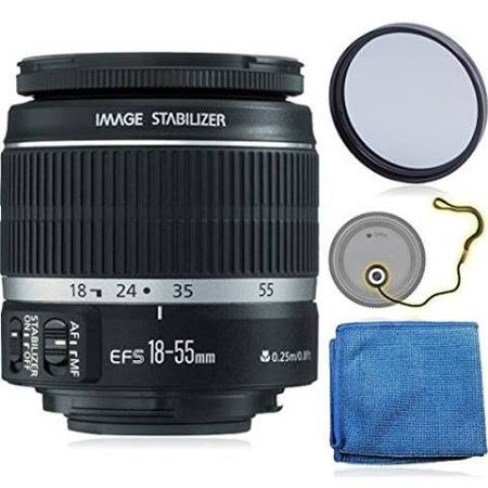 Canon EF-S 18-55mm f/3.5-5.6 IS II Lens (White Box) +Essential Accessory SL1 T5i T5 T4i T3i T3 60D 70D T2i T1i Xsi XS DSLR Cameras