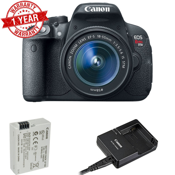 Canon EOS Rebel T5i / 800D, T7i DSLR Camera with Canon 18-55mm IS USM Lens USA