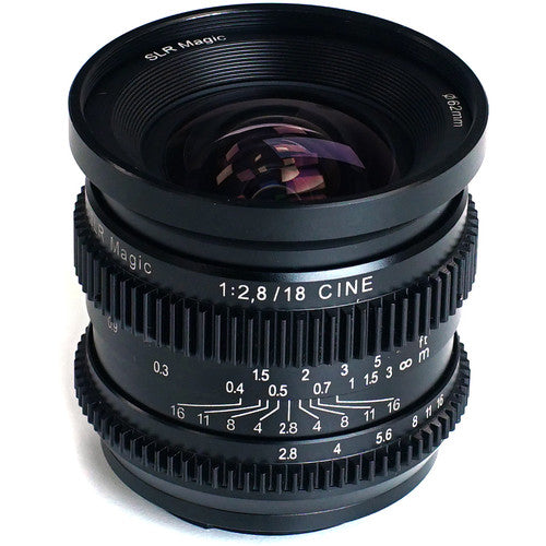 SLR Magic CINE 18mm f/2.8 Lens (Sony E-Mount)