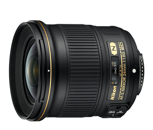 Nikon AF-S NIKKOR 24mm f/1.8G ED Lens Professional Kit