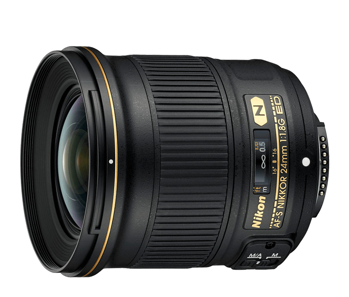 Nikon AF-S NIKKOR 24mm f/1.8G ED Lens Professional Kit