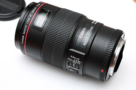 Canon EF 100mm f/2.8L Macro IS USM Lens with Accessory Bundle