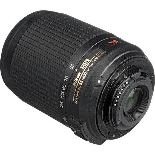 Nikon 55-200mm F/4-5.6G IF-ED AF-S DX VR Lens | NJ Accessory/Buy Direct &  Save