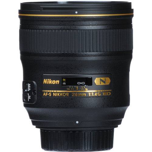 Nikon AF-S NIKKOR 24mm f/1.4G ED Lens Professional Kit