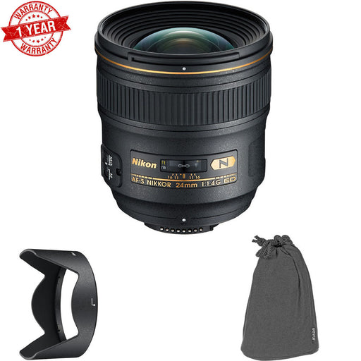 Nikon AF-S NIKKOR 24mm f/1.4G ED Lens USA