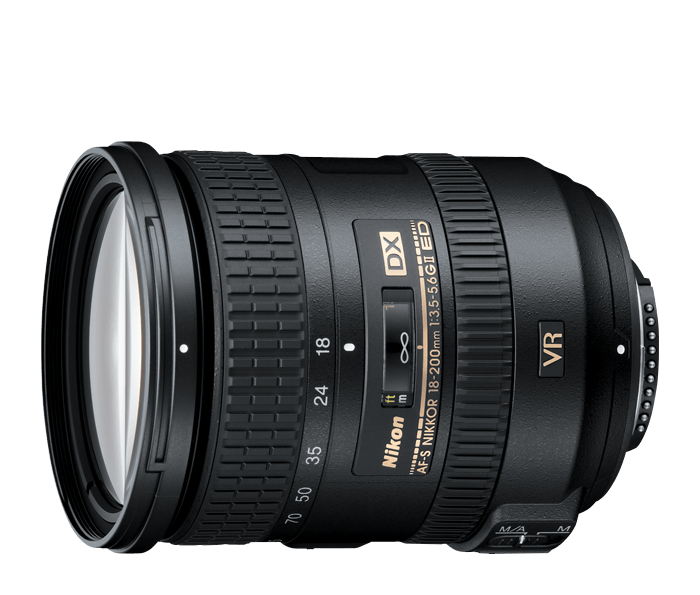 Nikon 18-200mm f/3.5-5.6G ED VR II Zoom AF-S DX NIKKOR Lens